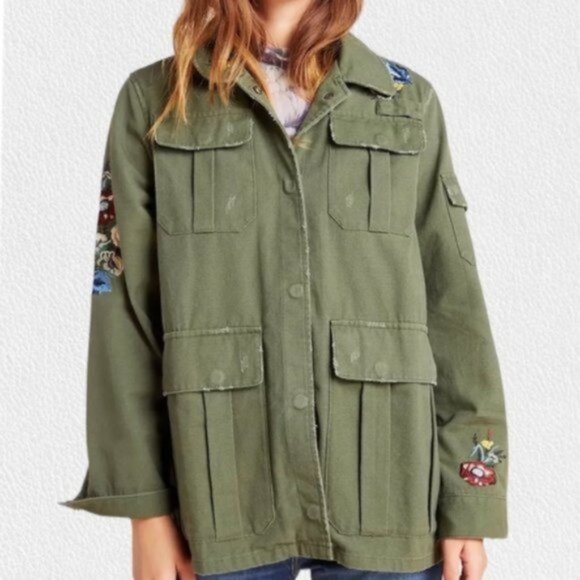 Anthropologie Dolan Oversized Utility Jacket - Picture 1 of 12